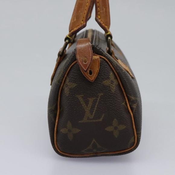 LOUIS VUITTON Monogram Mini Speedy Hand Bag M41534 LV Auth 115432 - Picture 3 of 16